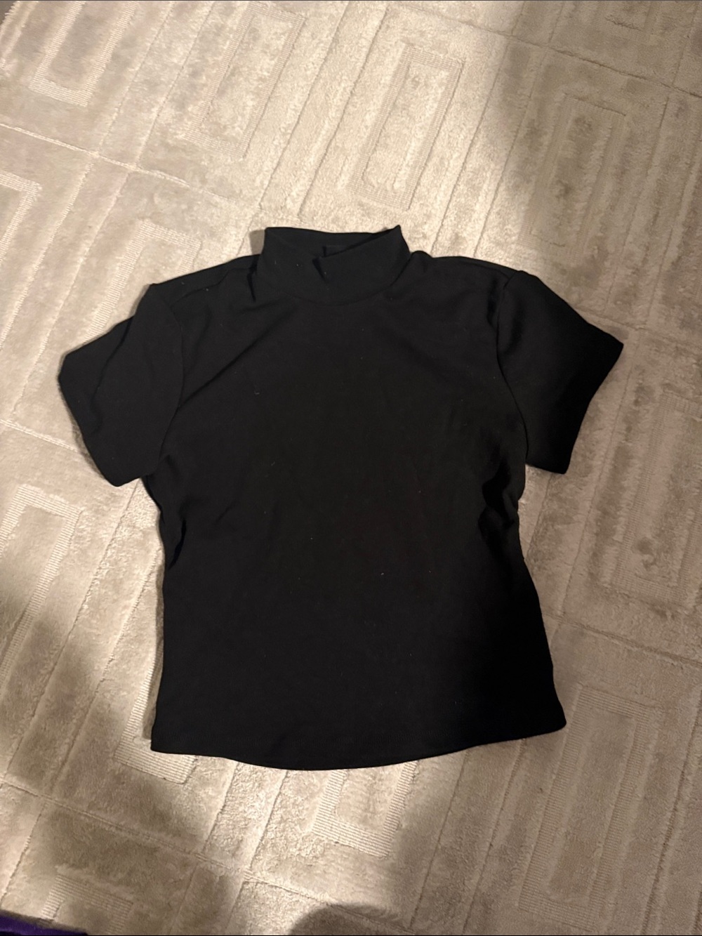 Backless high neck crop top